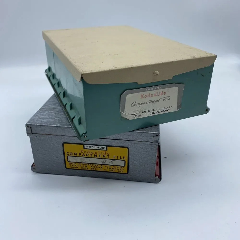 Kodaslide Compartment File‎ Lot of 2 Made in USA